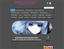 Tablet Screenshot of mangastreet.fr